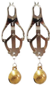 Nipple Clover Clamp With Bells by BDStyle Breast and Nipple Toys